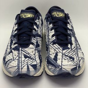 New Balance Navy and White Patterned Women's Sneakers